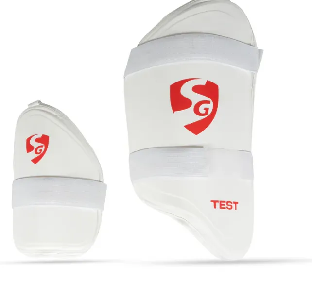 SG COMBO PREMIUM THIGH GUARDS(WHITE) FOR ADULTS