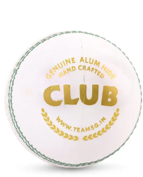SG CLUB CRICKET BALL(WHITE)